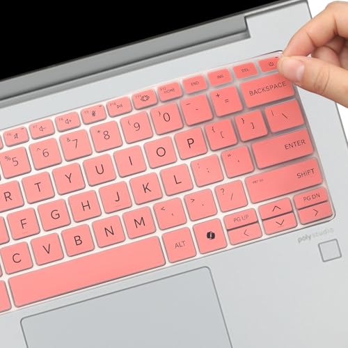 Keyboard Cover for HP ProBook 440 G11 14 & HP ProBook 445 G11 14-inch Laptop Accessories Keyboard Protective Cover Skin (NOT Fit HP ProBook 440 445 G10/G9/G8/G7/G6/G5)-Pink - color: Pink