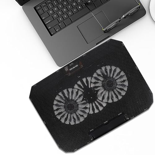 COHEALI Quiet USB-Powered Laptop Radiator Cooler Stand for Notebooks Portable Metal Mesh Cooling Pad with Efficient Heat Dissipation Lightweight Design for Enhanced Laptop Performance