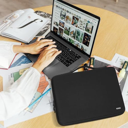 Hard Laptop Case Tablet Sleeves for 13.6 Inch MacBook Air M2 A2681 2022-2024 M3/A3113 2024,14inch MacBook Pro 14 M4/M3/M2/M1 Pro/Max A3112 A3401 A3185 A2992 A2918 A2779 2024-2021 - color: Black