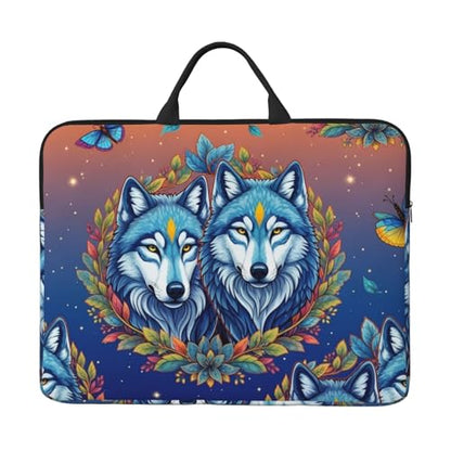 Laptop Case 14 Inch, Soft Shockproof Laptop Sleeve with Handle, Protective Bag - color: Pattern (663)