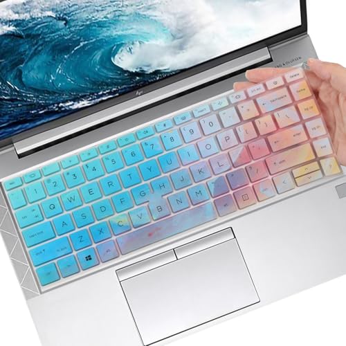 Keyboard Cover for HP EliteBook 840 G7 G8 14" Notebook, HP EliteBook 845 G7 G8 14" HP EliteBook 840 845 G7 G8 Laptop Keyboard Protector Skin (Not fit HP EliteBook 840 845 G5 G6 G9 G10 G11) - Colorful - color: Colorful
