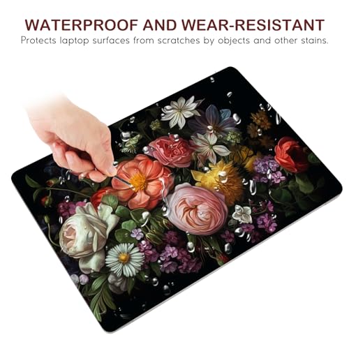 DINKY Laptop Skin Sticker Decal, 16" 16.5” 17” 17.3 inch Laptop Universal Reusable Vinyl Skin Stickers Art Cover Decal Notebook PC Personalized Protector (Flor) - color: Flora 02