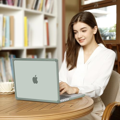 MOSISO Compatible with MacBook Pro 14 inch Case M5 M4 M3 M2 M1 2026-2021 | 3 in 1 Kit Anti-Crack Hard Shell with TPU Bumper, A3427 A3426 A3434 A3112 A3185 A3401 A2918 A2992 A2779 A2442, Emerald Green - color: Emerald Green