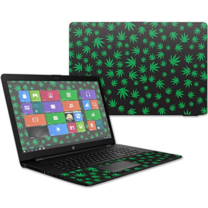 MightySkins Skin Compatible with HP 17t Laptop 17.3" (2017) - Marijuana | Protective, Durable, and Unique Vinyl Decal wrap Cover | Easy to Apply, Remove, and Change Styles | Made in The USA - color: Marijuana