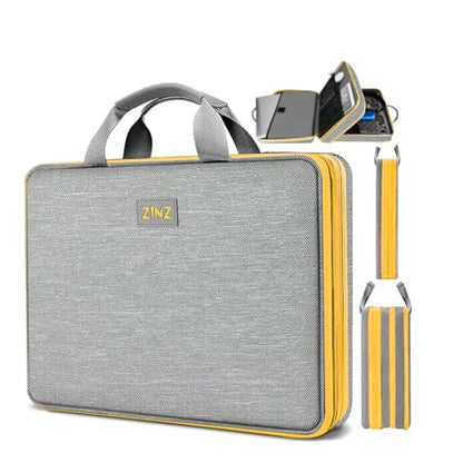 ZINZ Expandable Laptop Case 15.6 Inch Sleeve, Protective Carrying Case Compatible with MacBook Neo 16", MacBook Pro 16"/15.4", Dell XPS 16" and Most 15" 15.6" 16" Notebook，G01YL01 - color: G01yl01, size: 15-16"
