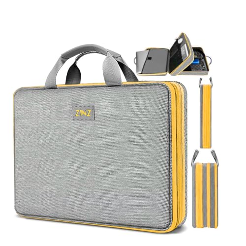 ZINZ Expandable Laptop Case 15.6 Inch Sleeve, Protective Carrying Case Compatible with MacBook Neo 16", MacBook Pro 16"/15.4", Dell XPS 16" and Most 15" 15.6" 16" Notebook，G01YL01 - color: G01yl01, size: 15-16"