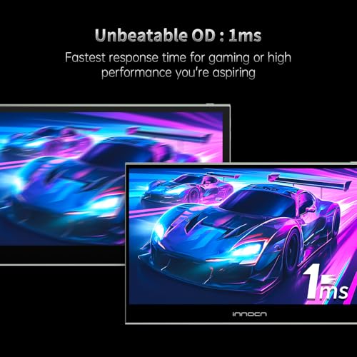 INNOCN 15.6" Portable Monitor OLED Touch Second Screen for Photo Editing with 4K, 100% DCI-P3, 100000:1, 10Bits, USB C External Monitor for Laptop,PC, Phone,Consoles, Brown, PU15 Pre C6 - size: 15.6'', style: OLED/Touch/4K