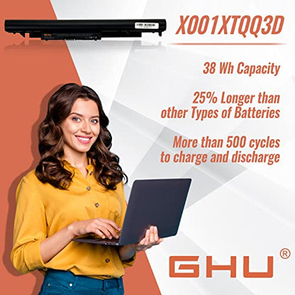 GHU JC03 JC04 14.8V Laptop Battery 38Wh Replacement for HP 15 17 14-BS 15-BW 17-AK 14-BW Series, Compatible with 919701-850 919700-850 HSTNN-LB7W HSTNN-DB8E