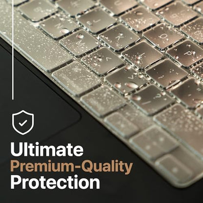 Clear Premium MacBook Pro Keyboard Cover 14"/16" 2026-2023 M5-M1 Pro/Max - MacBook Air 13/15" Keyboard Cover- A3240 A3241 A3401 A3403 A3114 A3113 - US Layout TPU, Clear - color: Clear