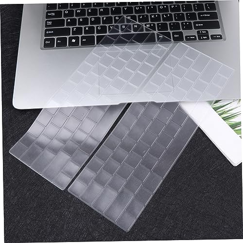 Uonlytech 5pcs Transparent Keyboard Film Compatible with Durable Laptop Keyboard Cover for Water Splash and Dirt Protection Easy to Clean Thin and Breathable Design