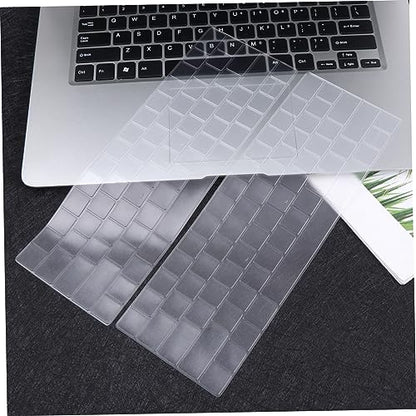 Uonlytech 5pcs Transparent Keyboard Film Compatible with Durable Laptop Keyboard Cover for Water Splash and Dirt Protection Easy to Clean Thin and Breathable Design