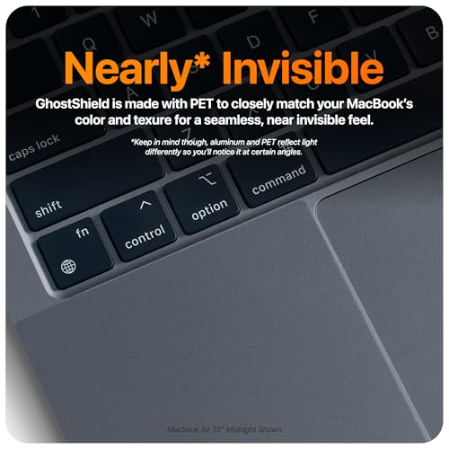 GhostShield Premium Palm Rest Protector Skin Cover Set, Scratches and Wear Protection, Compatible with MacBook Air 13" 2026 2025 2024 2022 with M5 M4 M3 M2, A3449 A3240 A3113 A2681, Sky Blue - color: Sky Blue