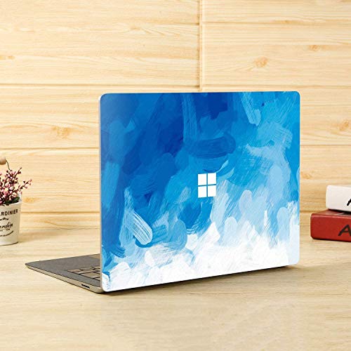 Cover Skin Decal Sticker for 2023 Microsoft Surface Laptop Go 3/ Laptop Go 2/ Laptop Go 12.4", Easy Apply, Anti-Scratch, Residue Free Vinyl Skin [Blue Paint] - color: Blue Paint, size: Surface Laptop Go 3/2/1