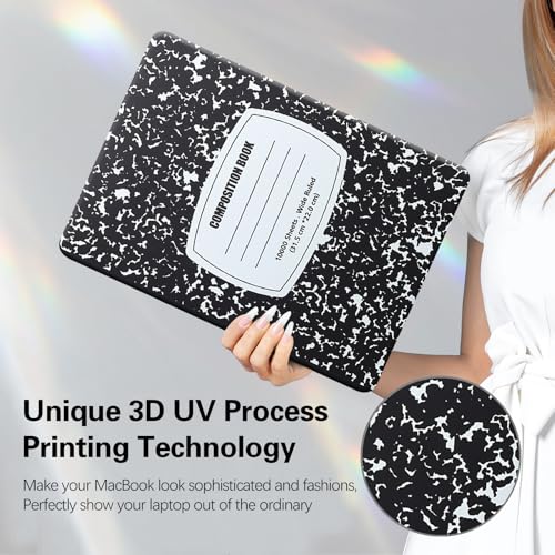 Funut Compatible with MacBook Air 13 inch Case 2022 2021 2020 2019 2018 Model A2337 M1 A2179 A1932 Plastic Hard Shell Case Protective Cover for MacBook Air 13 A2337 A2179 A1932 with Touch ID, Notebook - color: 2# notebook, size: Mac Air 13" 2018-2022(A193