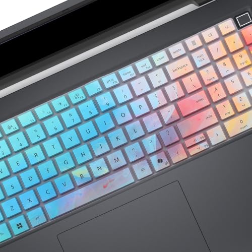 Stylish Colorful Keyboard Cover for 2026 2025 Dell Pro 16/Pro 16 Plus/Pro Max 16 PB16250 PB16255 PC16250 PC16255 MC16250 MC16255 & Pro Max 18 Plus MB1825 (NOT FIT Dell Pro 16 Premium, Pro 3/5/7 16") - color: Colorful