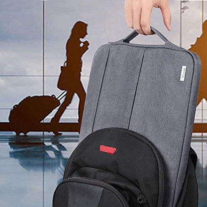 Voova Laptop Sleeve Carrying Case 15.6 16 Inch,Slim Computer Cover Bag Compatible with MacBook Pro 15/16, Dell xps 15,15-16 Inch HP Dell Asus Acer Laptop, Grey - color: Grey, size: 15.6-16 Inch