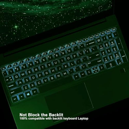 Keyboard Cover for HP OmniBook 5 AI 16" 16-ag 16-af 16-ba 16-bc Series 16z-ag100 16z-bc100 16-af1037nr 16-bc1047nr 16 inch Laptop Keyboard Skin (NOT FIT OmniBook 5 16-cf 16-bf 16-fb, OmniBook 3/7/X) - color: Clear