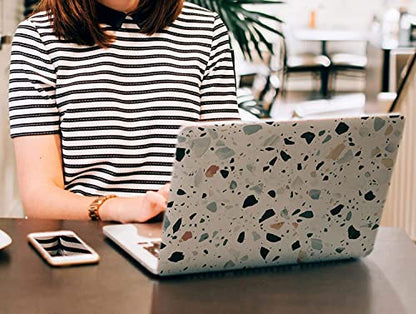 LanBaiLan Compatible with MacBook Air 13 inch Case M5 2026 M4 2025 M3 M2 2024-2022 A3449 A3240 A3113 A2681, 13.6 Plastic Hard Shell Case & Keyboard Cover, Terrazzo Marble - color: Terrazzo Marble