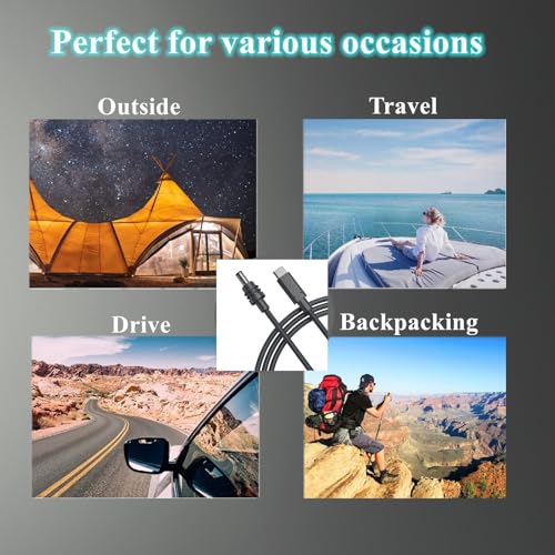 Starlink Mini Power Cord, Work with 100W PD Charger and PD Power Bank for Starlink Mini (10ft) - size: 10 Feet
