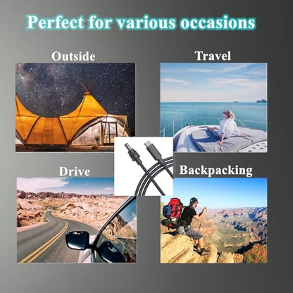 Starlink Mini Power Cord, Work with 100W PD Charger and PD Power Bank for Starlink Mini (10ft) - size: 10 Feet