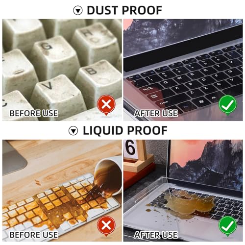 Keyboard Dust Cover Transparent Acrylic Keyboard Protector for Home Office Water-Resistant Protective Case for Laptop and Desktop Use 15.74 X 10.43 X 1.57 in - size: 40.00X26.50X4.00CM