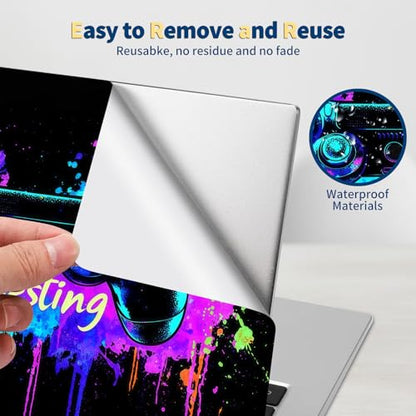 Universal Laptop Skin for 13-16 Inch Laptops,Vinyl Protective Sticker Decal,Easy DIY Trim-to-Fit for HP/Dell/MacBook,Bubble-Free & Removable,Game Controller - color: Game Controller