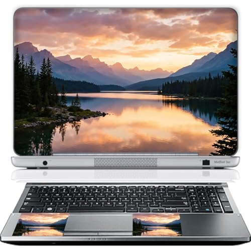 13 13.3 Inch Laptop Skin Sticker Cover Premium Sticker Cover Art Decal Decorative (Included 2 Wrist Pad Skins) - Mountain River - color: 3713, size: 13 Inch