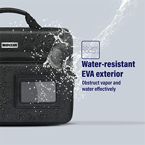 IBENZER EVA Stay-in Protective Case for 13"-15" MacBook Air/Asus/Acer/Samsung/HP/Lenovo Chromebook Laptop, Hardshell Laptop Bag & Shoulder Strap & Handle & Pocket for K-12 Students, Work, EVA13P-BK - size: 13 INCH With Pocket