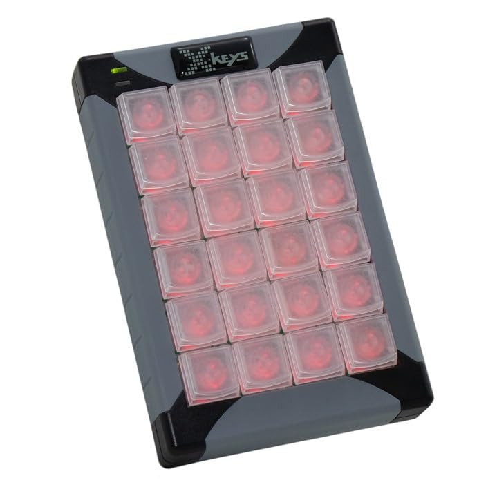 X-keys Programmable Keypads and Keyboards (24 Key, XK-24) - style: Classic