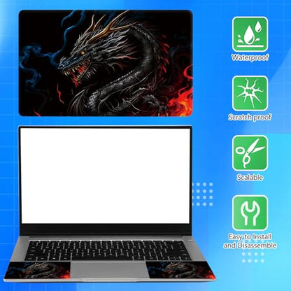Universal Laptop Skin Sticker Decal for 11.6”12" 13" 13.3" 14" 15" 15.4" 15.6" Reusable Waterproof Scratch-Scratch Resistant Protective Vinyl Laptop Notebook Skin Stickers - China Dragon - color: China Dragon