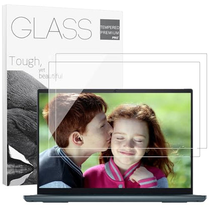 2Pcs 17.3 ″ Universal Laptop Screen Protector Tempered Glass 16:9 | For HP/Dell/Acer/ASUS/Samsung/Lenovo/MSI/Toshiba/LG/Razer Blade bubble-free, scratch-resistant, ultra-clear - size: 17.3 Inch (16:9 Aspect Ratio Screen)
