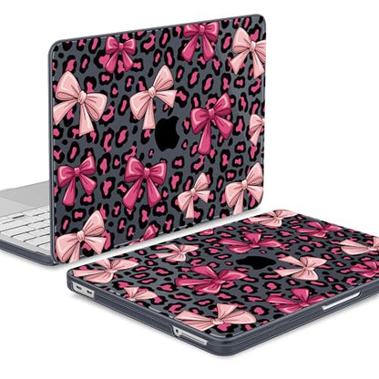 Tuiklol for 2026 MacBook Neo 13 Inch A18 Pro Chip Case, (Model A3404) Anti-Scratch Anti-Drop Slim Hard PC Shell Case with Shockproof Protective MacBook Neo Laptop Cover, Print Bow - color: Print Bow