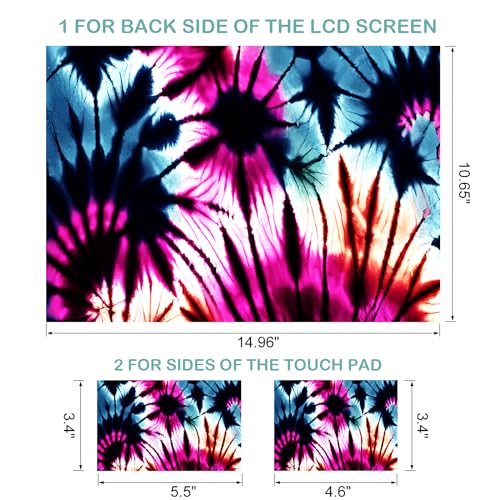 DINKY Laptop Skin Sticker Decal, 12" 13" 13.3" 14" 15" 15.4" 15.6 inch Laptop Universal Reusable Vinyl Skin Stickers Cover Art Decal Notebook PC Personalized Protector-Abstract Art - color: Abstrcat Plant