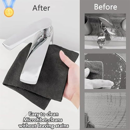 10 Pack Thickened Magic Cleaning Cloth for Stainless Steel, Thickened Dual-Sided Magic Cleaning Cloth, For Streak Free Cleaning, Glass, Windows, Kitchen Appliances, Reusable Absorbent Towels (20PC) - color: 20pc
