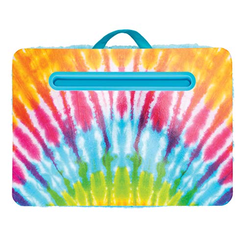 3C4G Tie Dye Lap Desk - Laptop Desk with Tablet, Phone, or Device Holder - Lap Desk for Kids with Pillow Cushion by Make It Real - style: Tie Dye