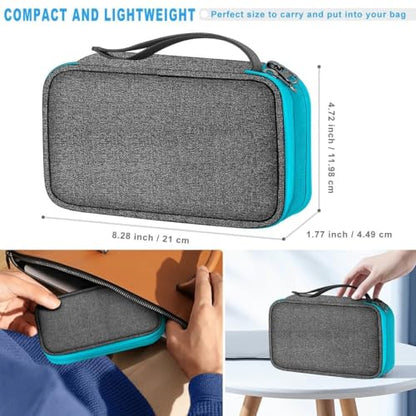ZINMARK Slim Expandable Laptop Backpack with Small Case for 15-16 inch Notebooks,Water Resistant Computer Bag for College Business for Men Women，Light Gray Blue - color: Light Gray Blue