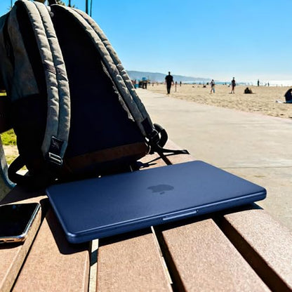 BlueSwan for MacBook Neo Case 13 inch 2026 Release A18 Pro Chip Model A3404 | 100% Match Official Color, Scratch Resistant, Easy to Snap on, Travel Essential, Back to School Gifts - color: Indigo Clear