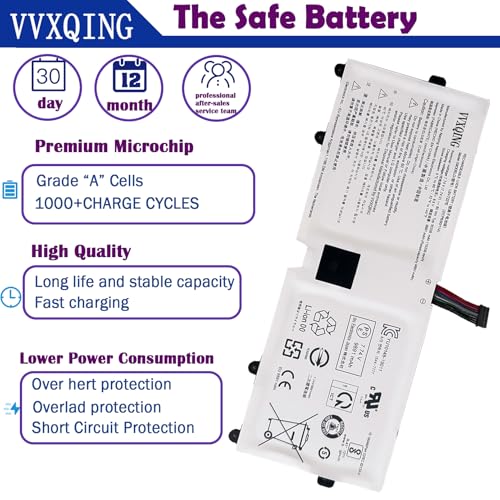 LBV7227E Laptop Battery Replacement for LG Gram 15 16 17 2020 2021 15Z90N 17Z90N 17Z90P 16Z90PG 17Z90N-VA76K 16Z90P 16ZD90P 16Z90PC Series 2IC96/90/114