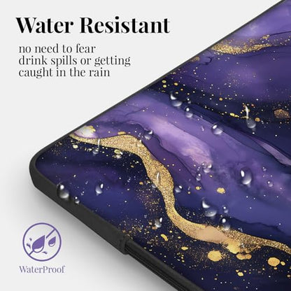 Laptop 13 inch Sleeve Case for MacBook Air 13-13.6 inch, Laptop Bag Cover for MacBook Pro 13" 14 inch, Shockproof Briefcase Travel Carrying Sleeve for 14" Chromebook HP Dell I Purple Marble - color: Purple Marble