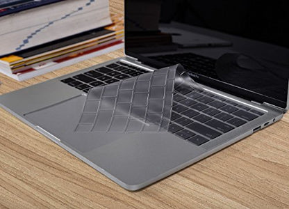 Premium Ultra Thin MacBook Pro 13 inch Keyboard Cover for Apple MacBook Pro 13 inch Model A1708 Without Touch Bar Only(with Function Keys, 2019-2016 Release), TPU - color: TPU( For MacBook Pro Without TouchBar/MacBook 12")