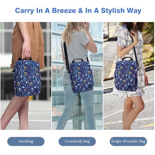 Dadanism 9-11 Inch Tablet Sleeve Bag Carrying Case with Shoulder Strap for iPad (A16) 11", iPad 10th Gen 10.9", iPad Air M4/Pro M5 11", iPad 9/8/7th 10.2", Galaxy Tab A11+ Plus 11", Night Blue - color: Night Blue, size: 9-11 Inch