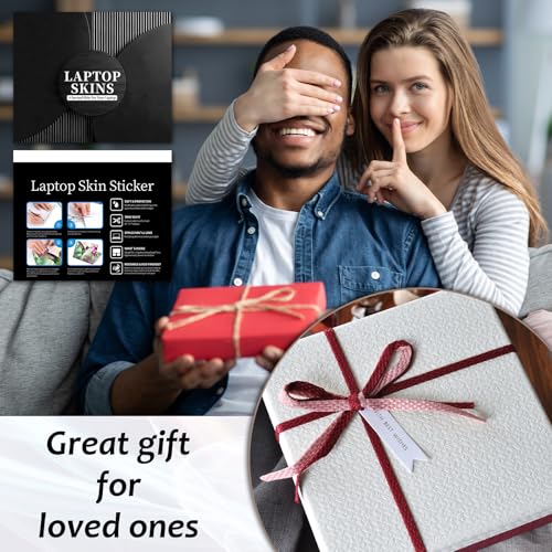 Laptop Skin 12.1-15.6 inch Removable Universal Reusable Laptop Sticker Decal,Waterproof No Residue Vinyl Cover,Scratch-Resistant Cuttable Full Wrap Sticker for Notebook, Flower Specimen Print - color: Flower Specimen Print