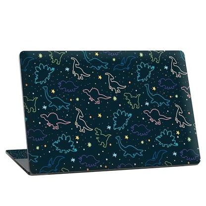 Universal Laptop Skin Sticker with 2 Wrist Pad Skins, Waterproof Scratch Resistant Vinyl Laptop Cover Decal, Cut to Fit for 11–15.6 Inch MacBook HP Dell Lenovo, Dinosaurs - color: Dinosaurs