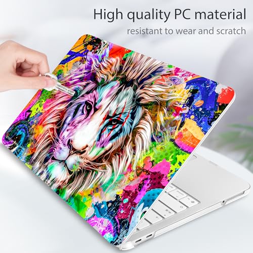 Tuiklol for 2026 MacBook Neo 13 Inch A18 Pro Chip Case, (Model A3404) Anti-Scratch Anti-Drop Slim Hard PC Shell Case with Shockproof Protective MacBook Neo Laptop Cover, Cute Lion - color: Cute Lion