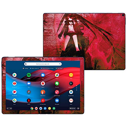 MightySkins Skin Compatible with Google Pixel Slate 12.3" (2018) - Anime | Protective, Durable, and Unique Vinyl Decal wrap Cover | Easy to Apply, Remove, and Change Styles | Made in The USA - color: Anime