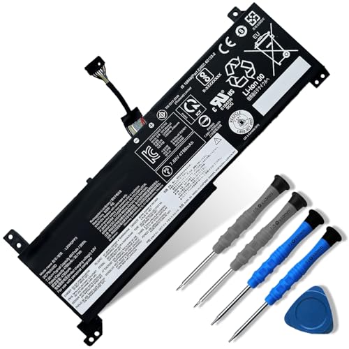 38Wh L20M2PF0 Laptop Battery Replace for Lenovo Ideapad 3-14ITL6 3-15ITL6 3-15ALC6 V14 V15 G2-ITL G2-ALC V17 G4-IRU Series Notebook L20L2PF0 L20B2PF0 7.68V