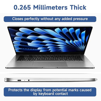 2 Pack Compatible with MacBook Air 15 Inch Screen Protector (2023-2026, M2, M3, M4, M5), Matte Anti Glare Film Anti Scratch Protector for Mac Air 15.3'' A2941 A3114 A3241 A3448 - size: MacBook Air 15 Inch (2023-2025, M2/M3/M4)