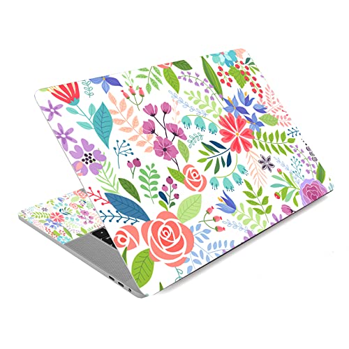 12 13 13.3 14 15.4 15.6 Inches Laptop Skin Sticker Decal Universal Netbook Skin Sticker | Need to Cut,Easy to Apply, Remove and Change Styles (Colorful Flowers) - color: Colorful Flowers