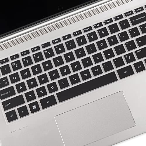 Keyboard Cover for HP Laptop 14/HP Pavilion 14-dq 14-cf/fq, HP 14 Ultrabook, HP 14-dq0052dx 14-dq0703dx 14-dq2089wm 14-dq0760dx 14-dq0032dx 14-dq0004dx 14-dq0762dx 14-dq0761dx 14-dq0054dx 14-dq1043dx - color: Black