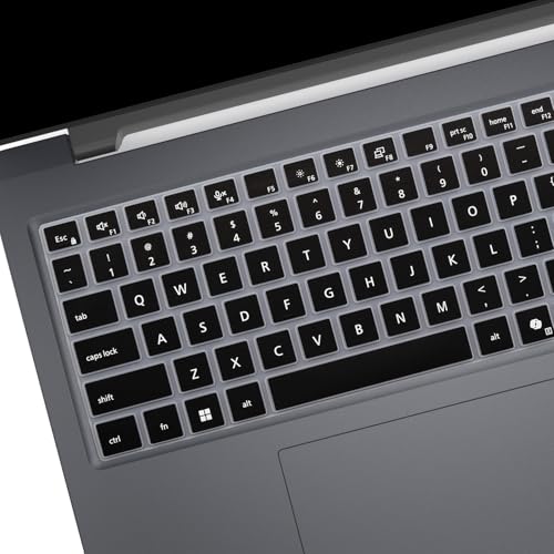 Keyboard Cover for 16" Dell Pro 16/Pro 16 Plus/Pro Max 16 PB16250 PB16255 PC16250 PC16255 MC16250 MC16255 & Dell Pro Max 18 Plus MB1825 18" (NOT FIT Pro 16 Premium DA16250, Dell Pro 3/5/7 16") - color: Black